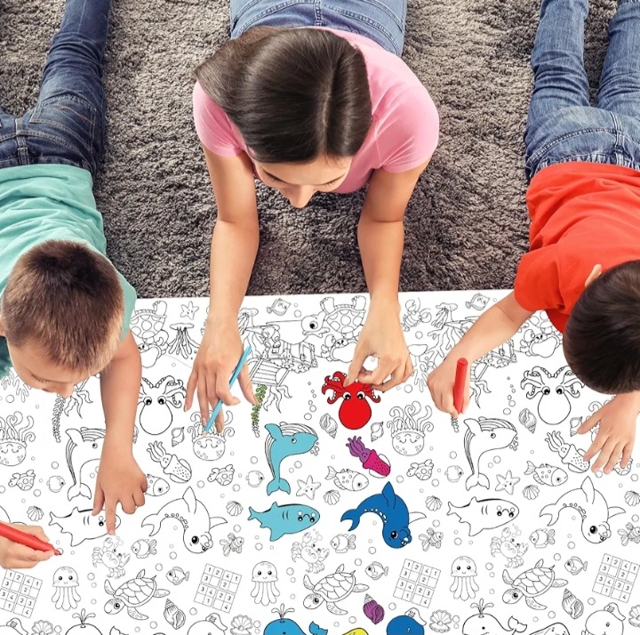 Rollos de papel para colorear