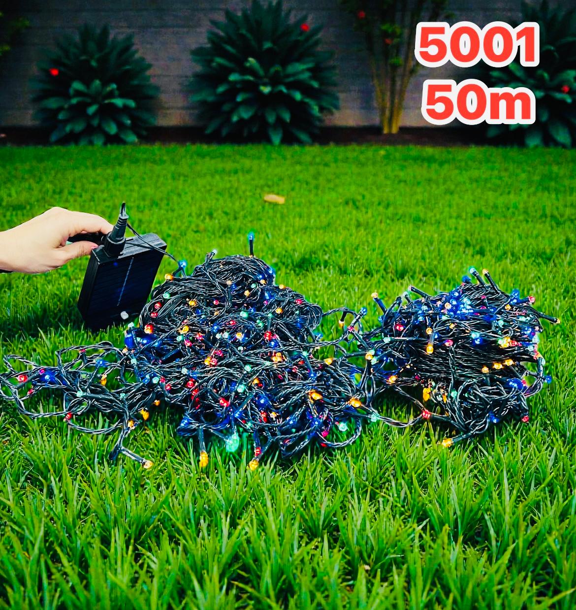 UCES LED NAVIDAD PISCA PISCA SOLAR 50M