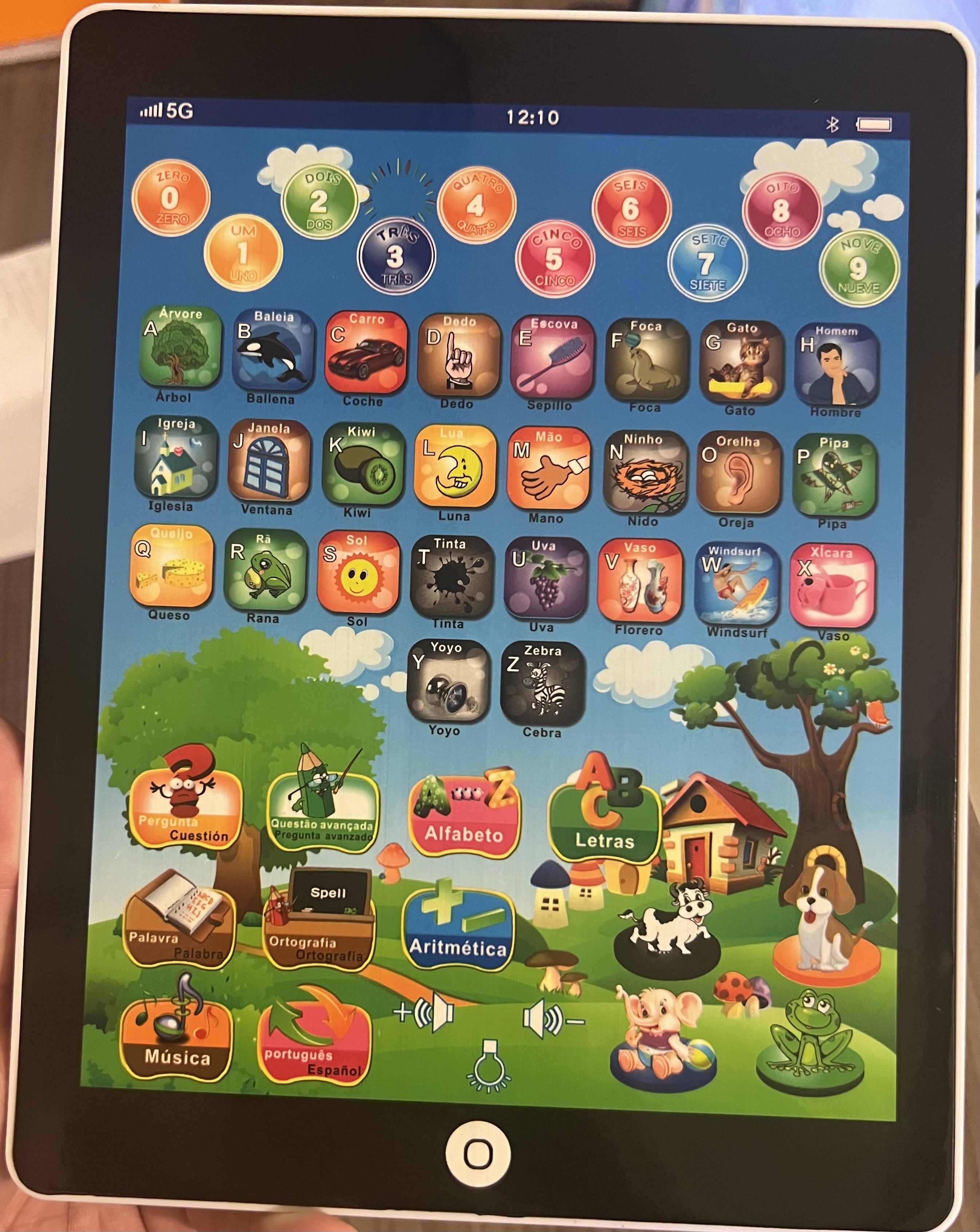 TABLET EDUCATIVA BILINGUE (ESP-PORT)