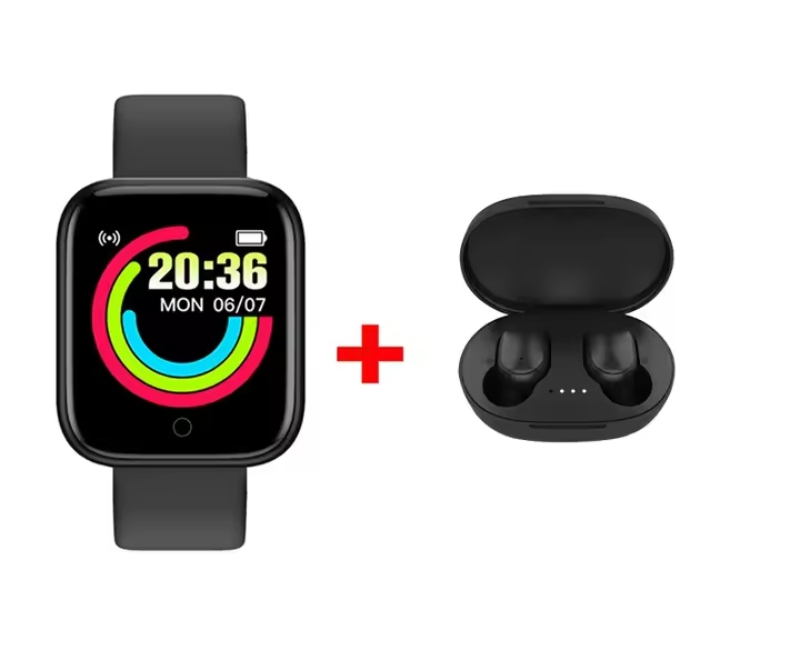 Combo Auricular+Reloj D20