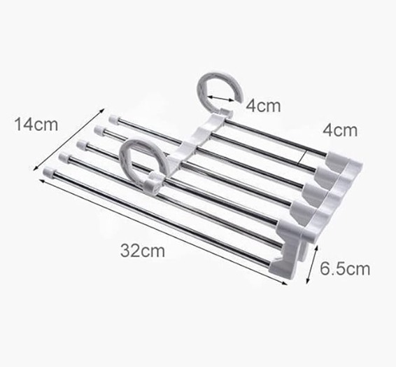 Percha de Pantalones rebatible 5en1