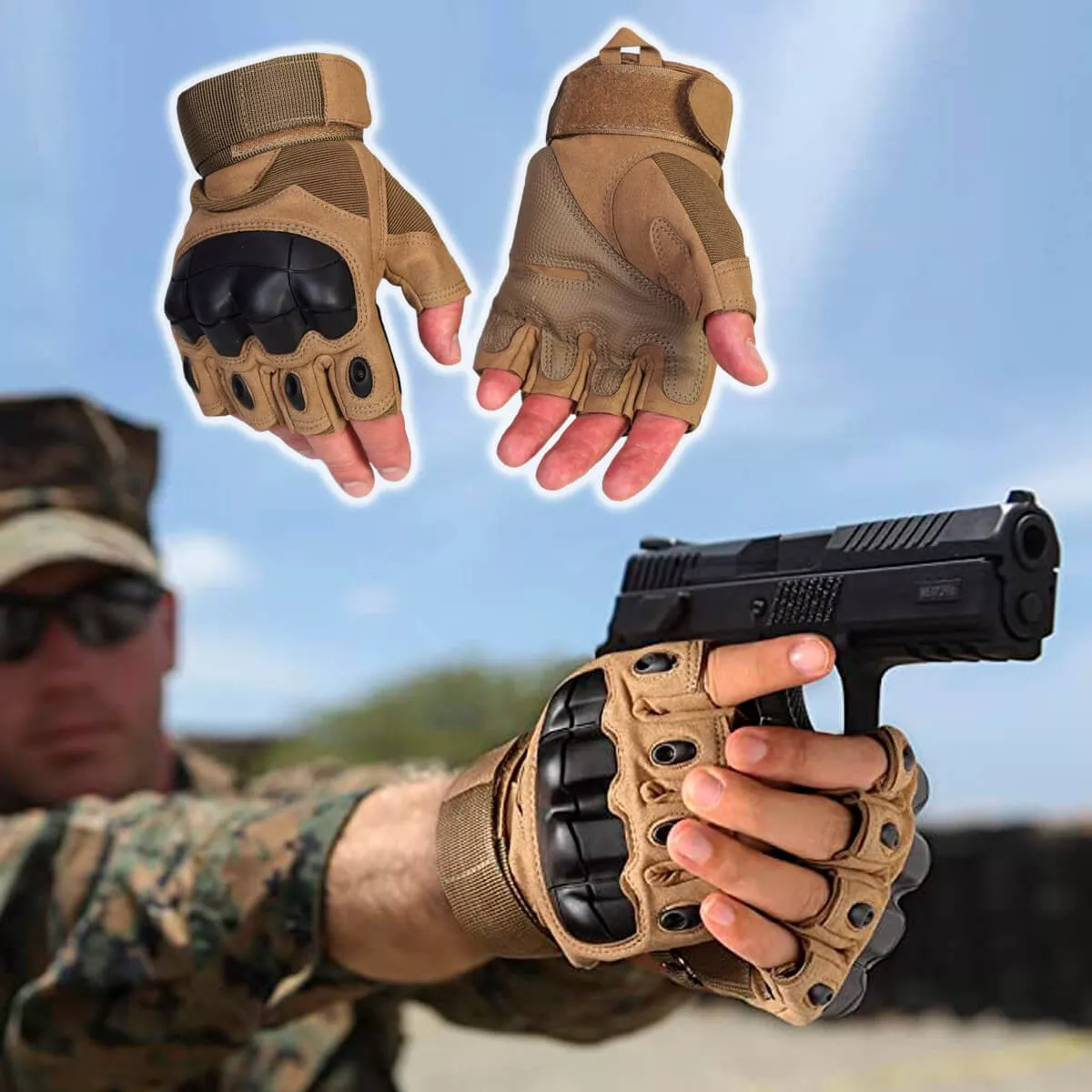 GUANTE DE ENTRENAMIENTO TACTICO MILITAR