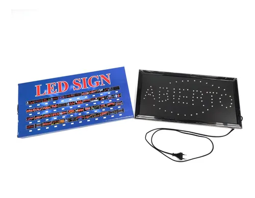 Letrero LED &ldquo;ABIERTO / CERRADO&rdquo;
