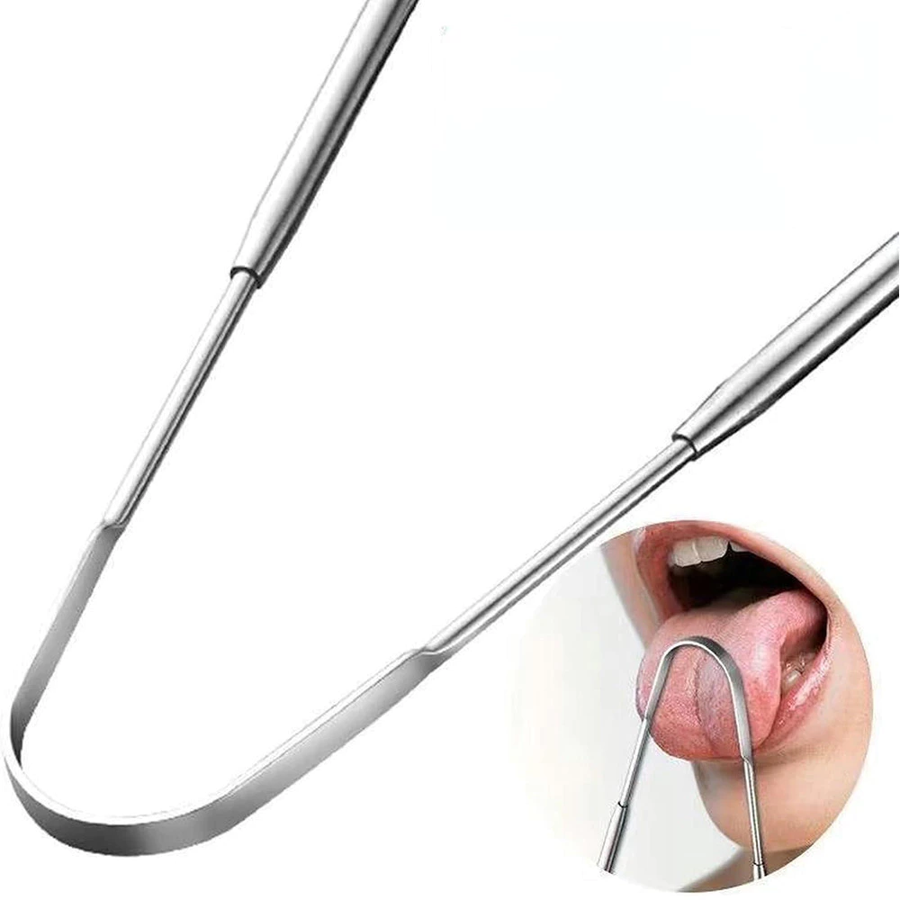 Raspador de Lengua de Acero Inoxidable