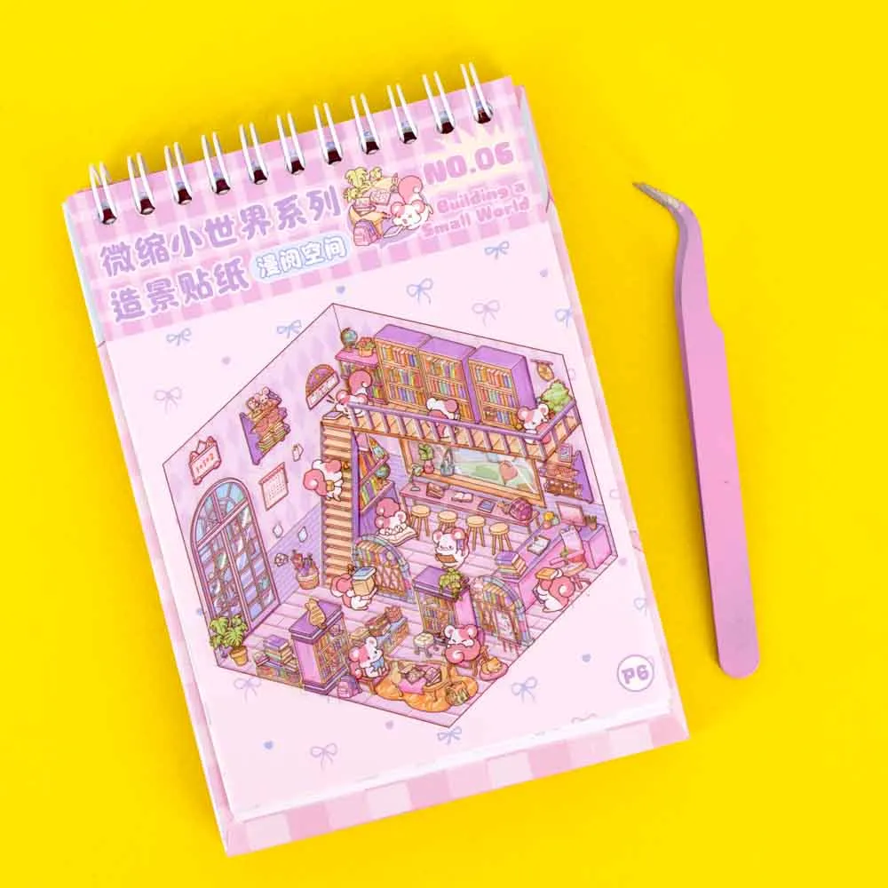 Libro de pegatina 3D