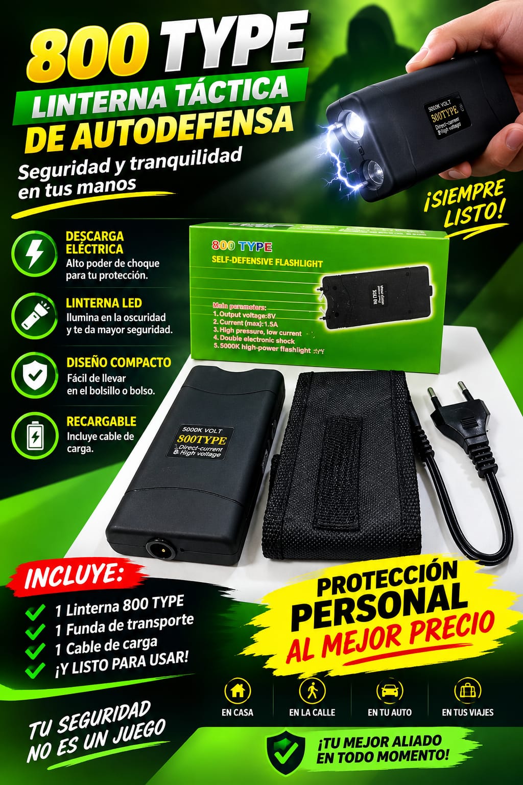Linterna de Autodefensa