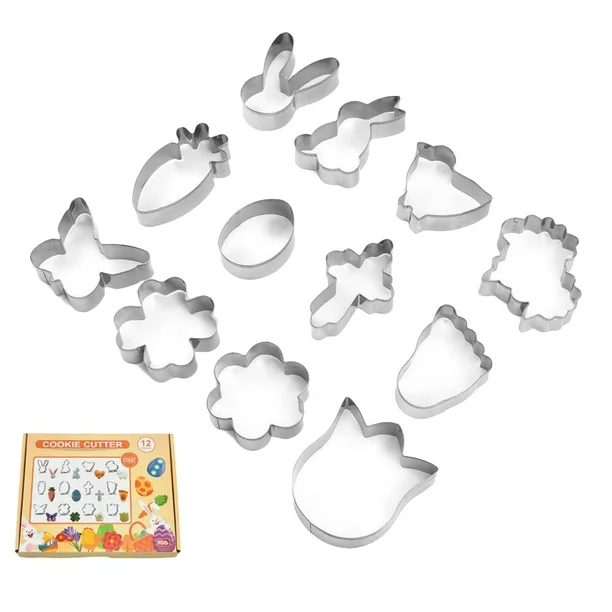 Set de moldes para galletitas 12pcs