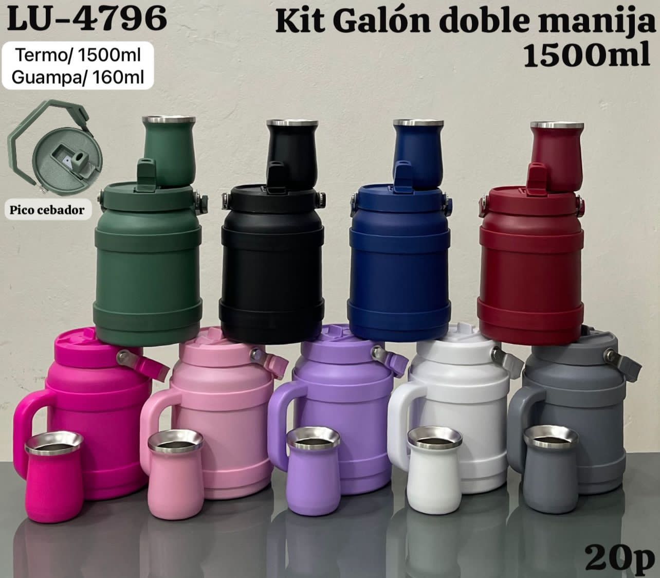 Termo con doble manija