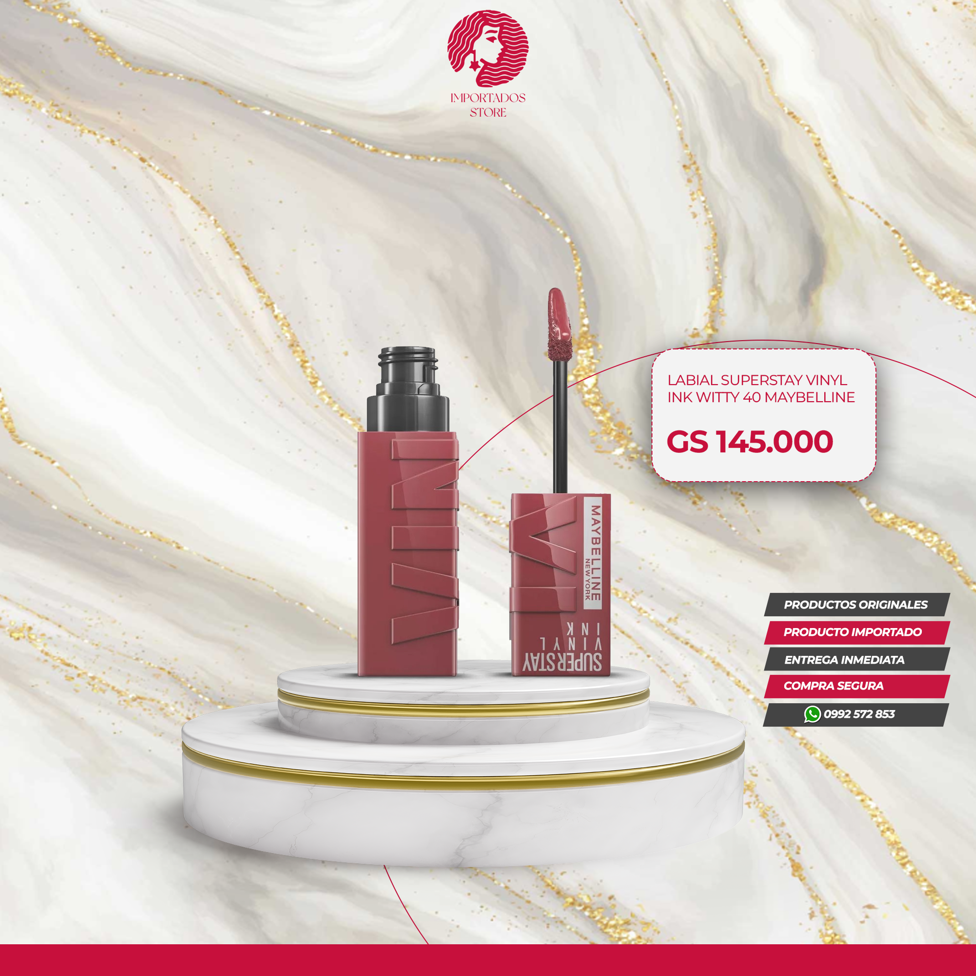👄Labial Superstay Vinyl Ink Witty 40 Ma